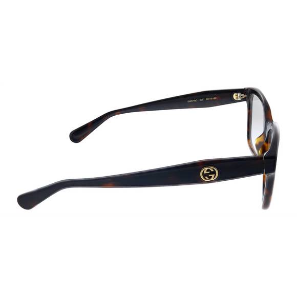 NEW GUCCI cat-eye acetate eyeglasses in havana - Picture 3 of 3